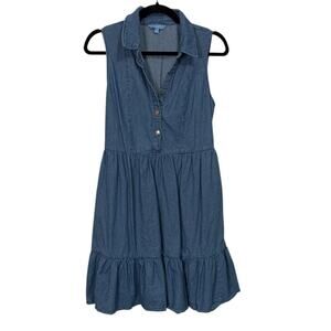 Draper James Blue Denim Mini Dress Women’s size medium